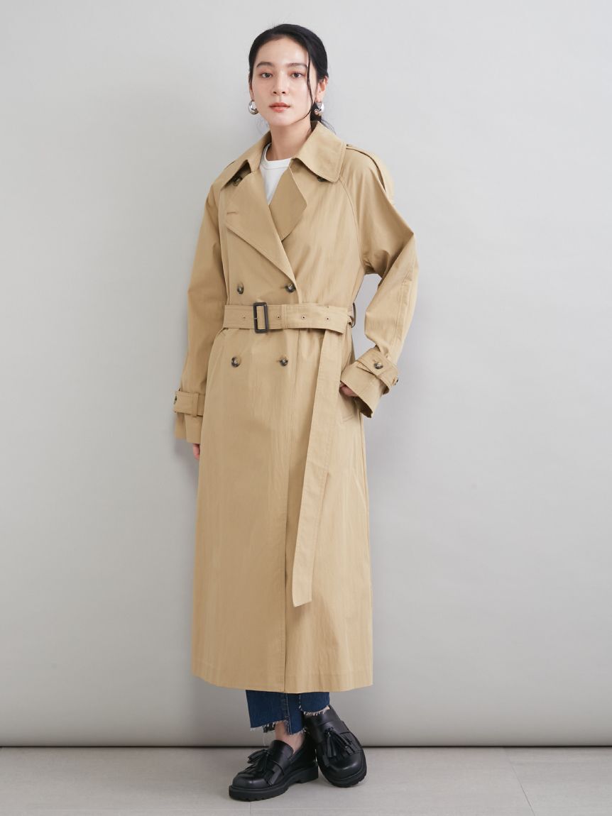 Mila Owen「撥水オーバーサイズトレンチコート」|トレンチコート|