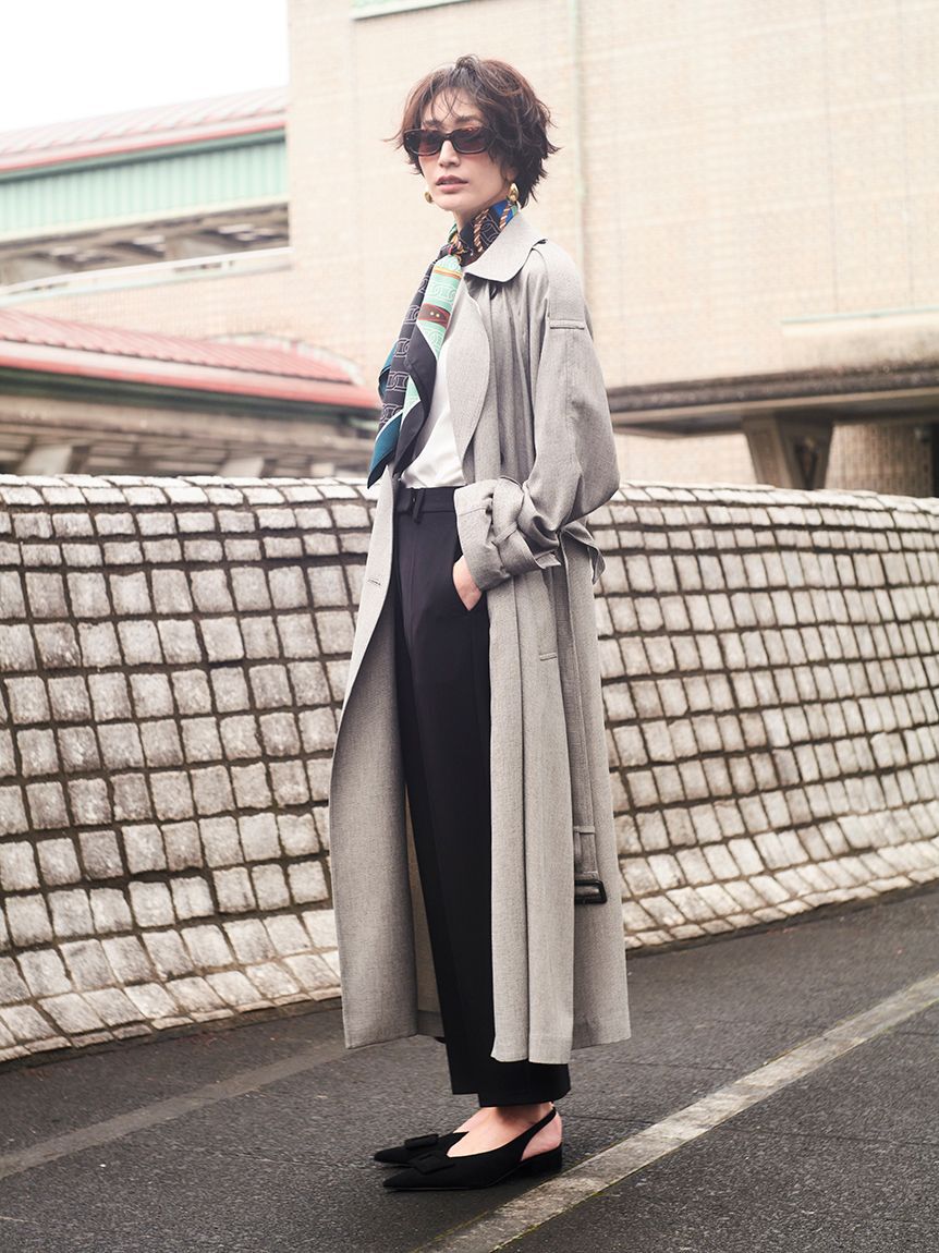 Mila Owen「撥水オーバーサイズトレンチコート」|トレンチコート|