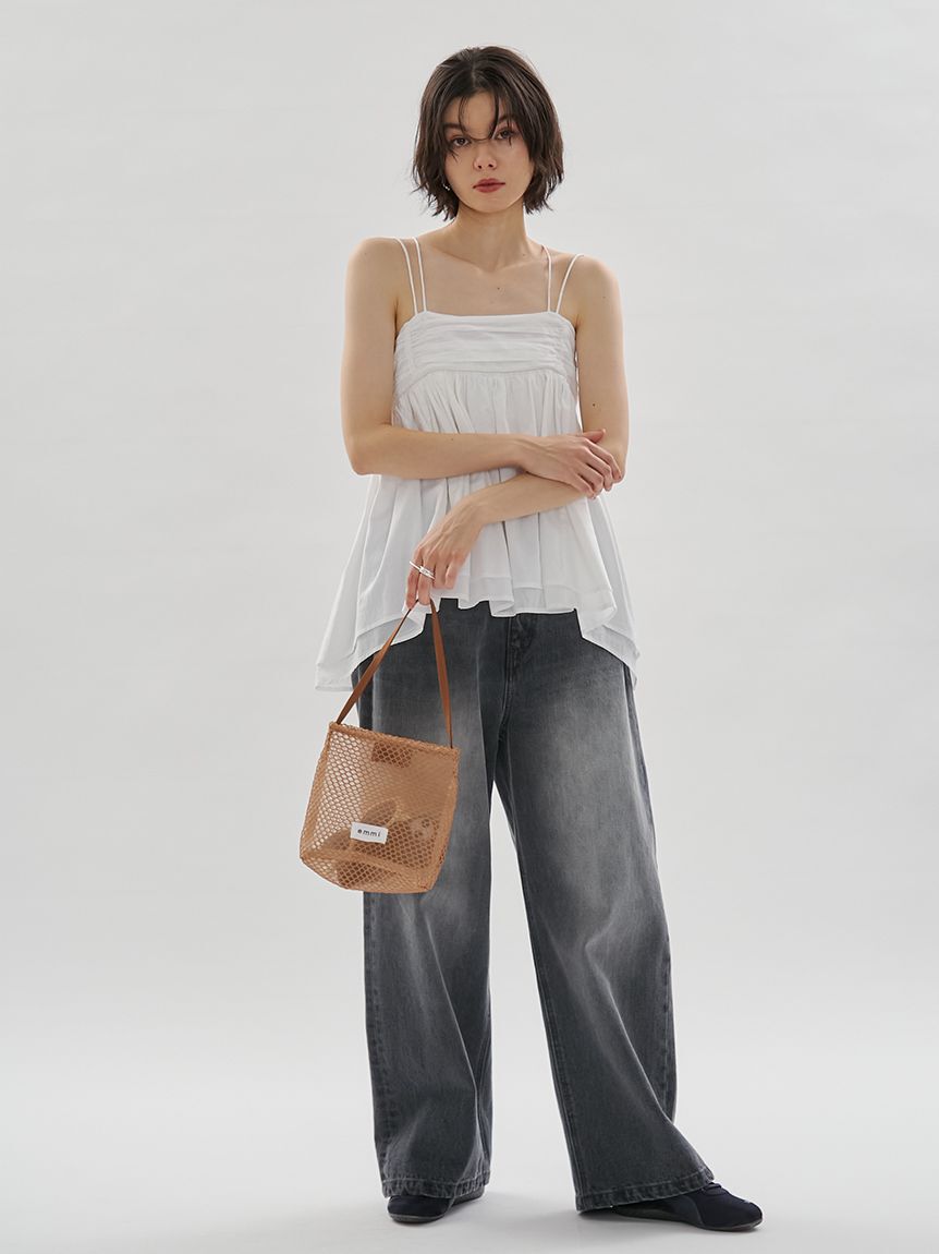 emmi atelier「メッシュミニトートバッグ」|トートバッグ|