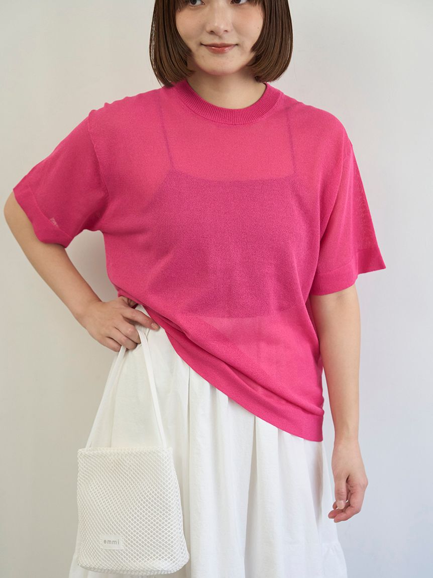 emmi atelier「メッシュミニトートバッグ」|トートバッグ|