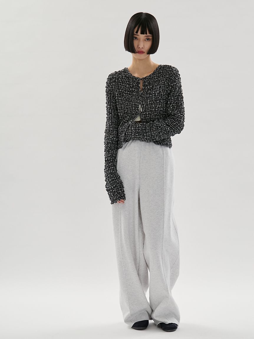 emmi atelier「スウェットワイドパンツ【セットアップ対応】」|チノ|