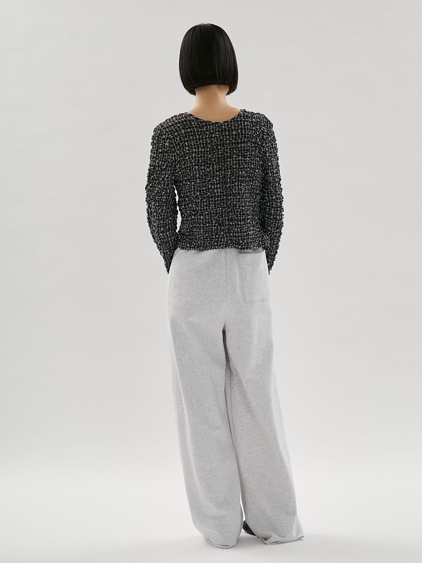 emmi atelier「スウェットワイドパンツ【セットアップ対応】」|チノ|