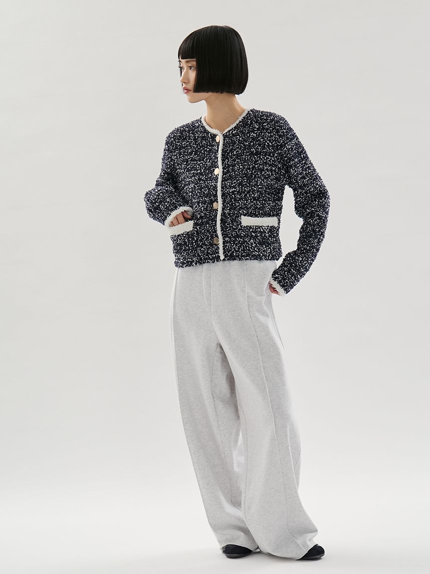 emmi atelier「スウェットワイドパンツ【セットアップ対応】」|チノ|