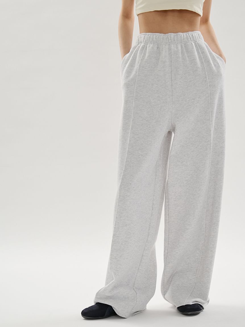 emmi atelier「スウェットワイドパンツ【セットアップ対応】」|チノ|