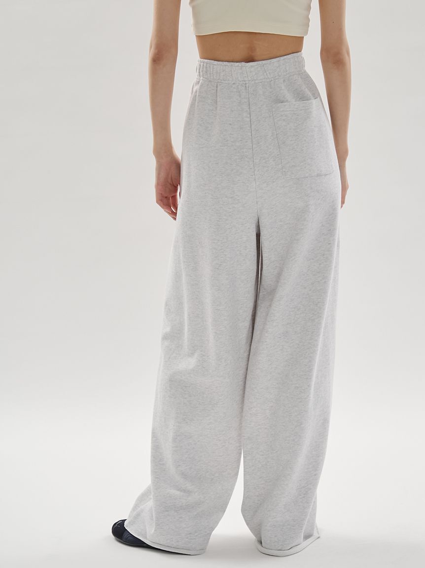 emmi atelier「スウェットワイドパンツ【セットアップ対応】」|チノ|