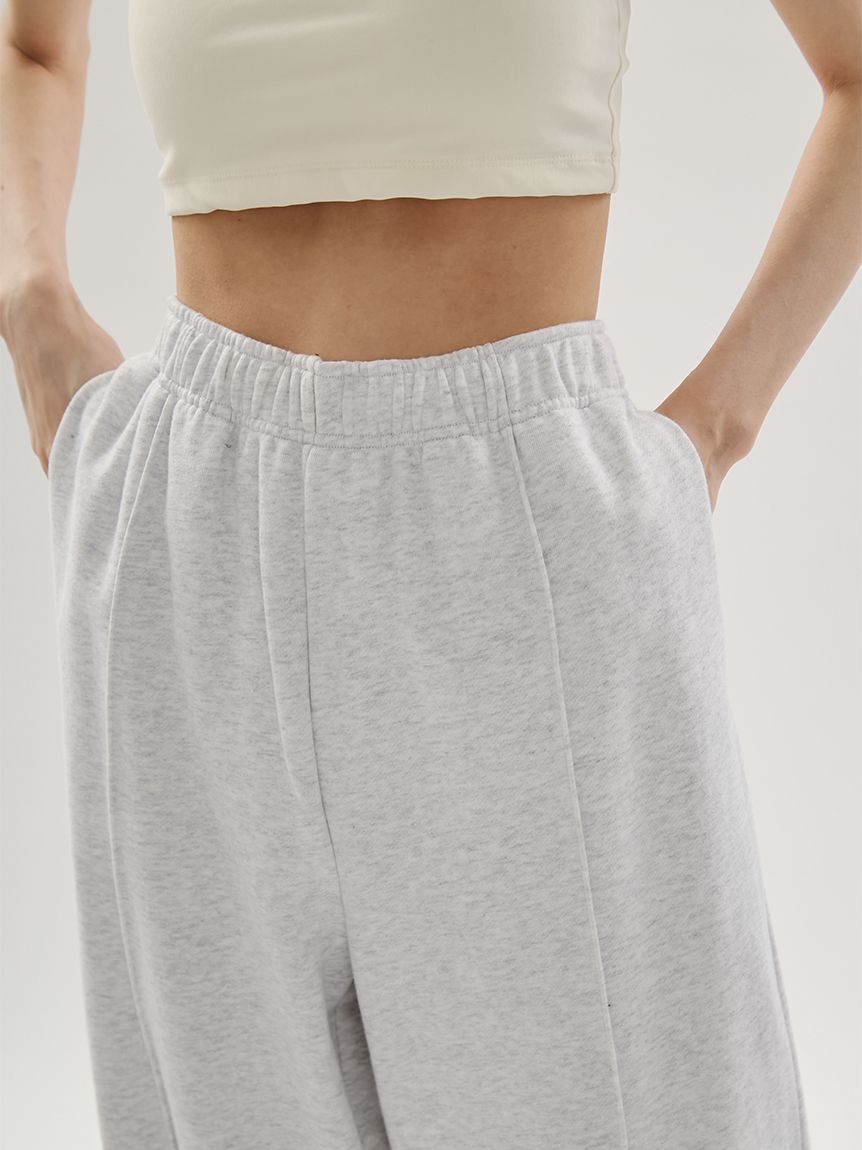 emmi atelier「スウェットワイドパンツ【セットアップ対応】」|チノ|