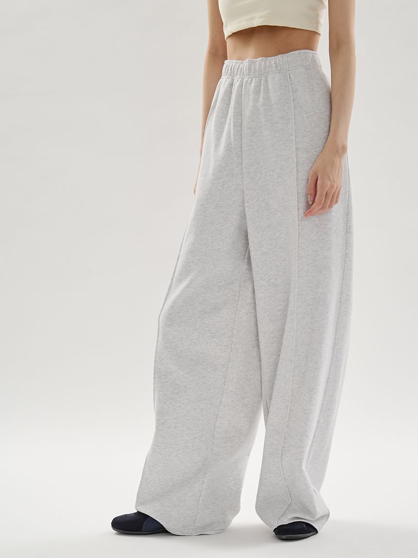 emmi atelier「スウェットワイドパンツ【セットアップ対応】」|チノ|