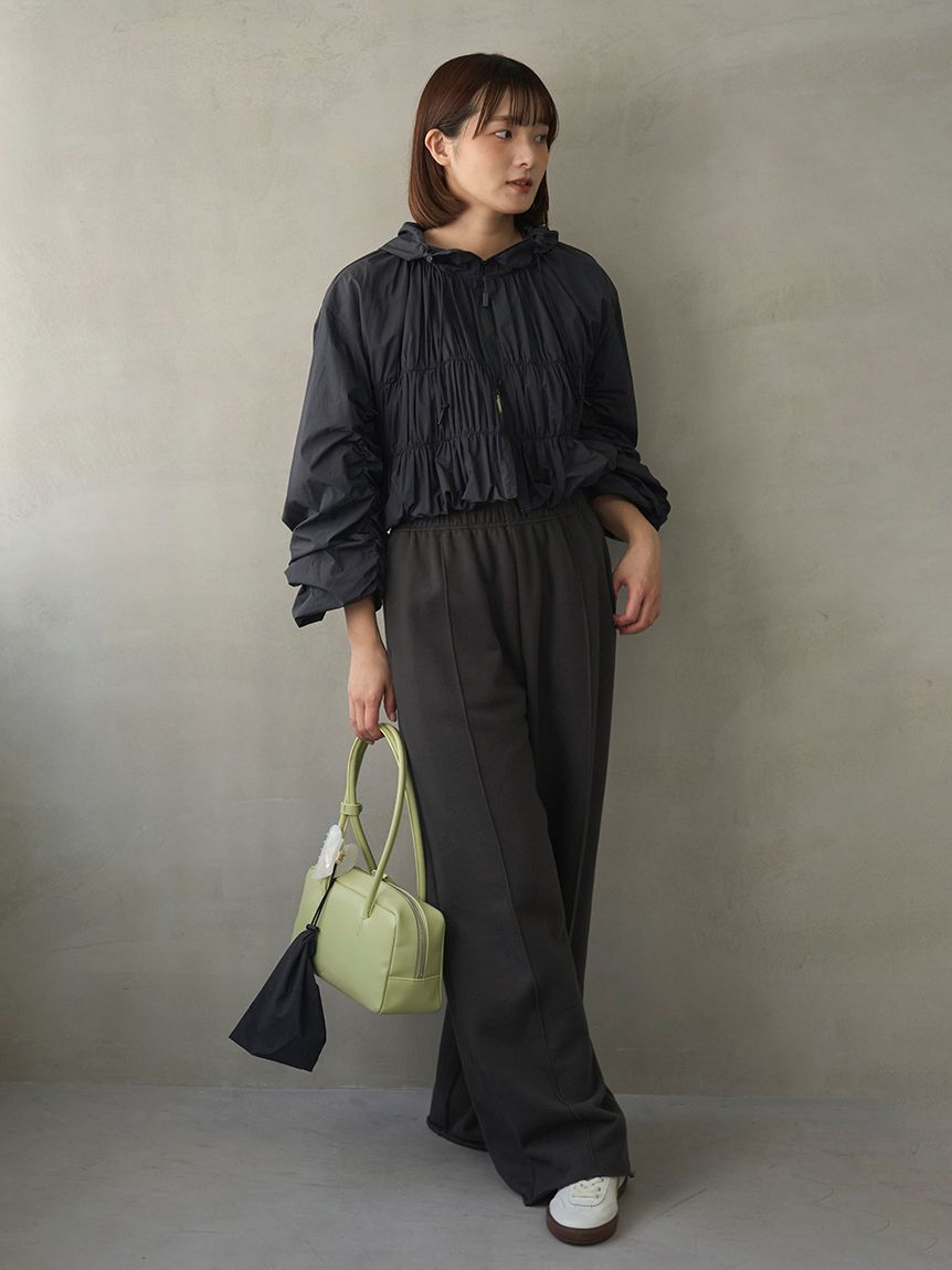 emmi atelier「スウェットワイドパンツ【セットアップ対応】」|チノ|CGRY