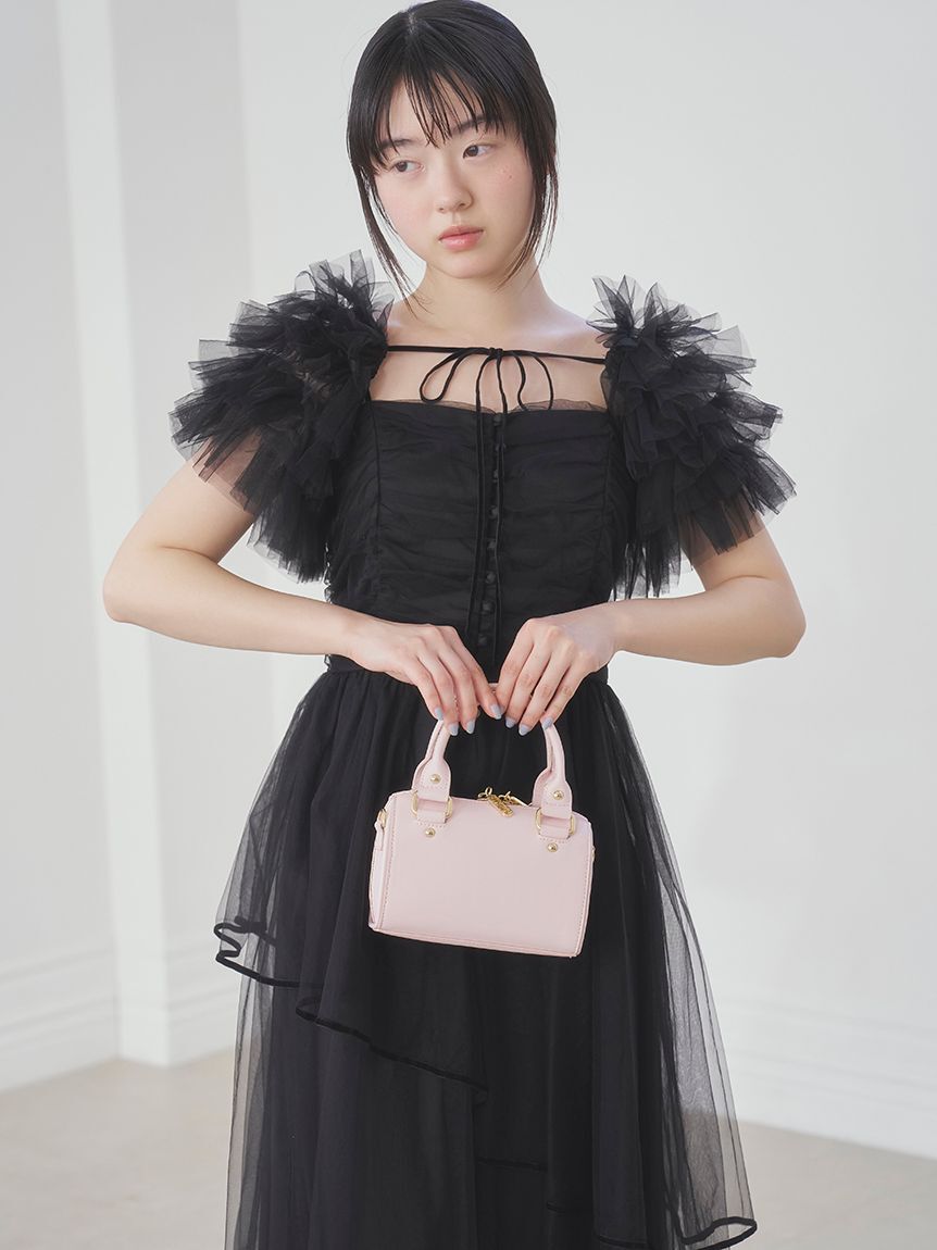 FURFUR「リボンカシメミニボストンバッグ」|ボストンバッグ|