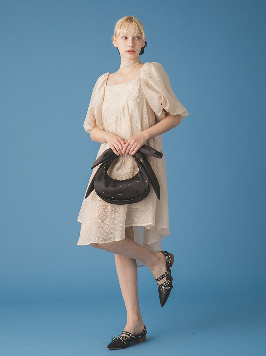 FURFUR「ジャガードAラインワンピース」|ワンピース|