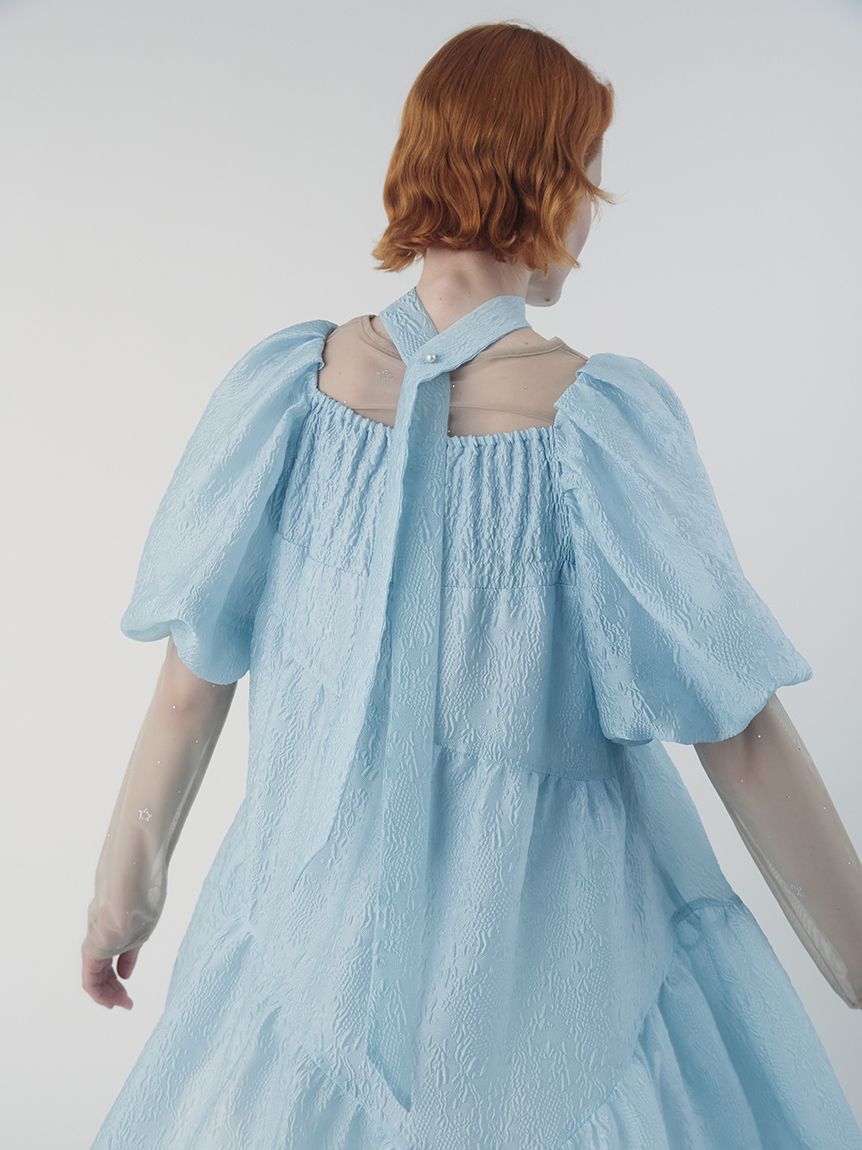 FURFUR「ジャガードAラインワンピース」|ワンピース|