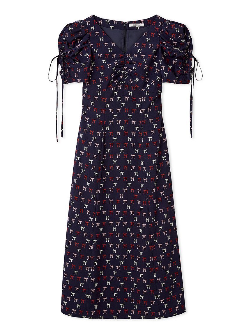 SNIDEL「リボンモチーフワンピース」|ワンピース|