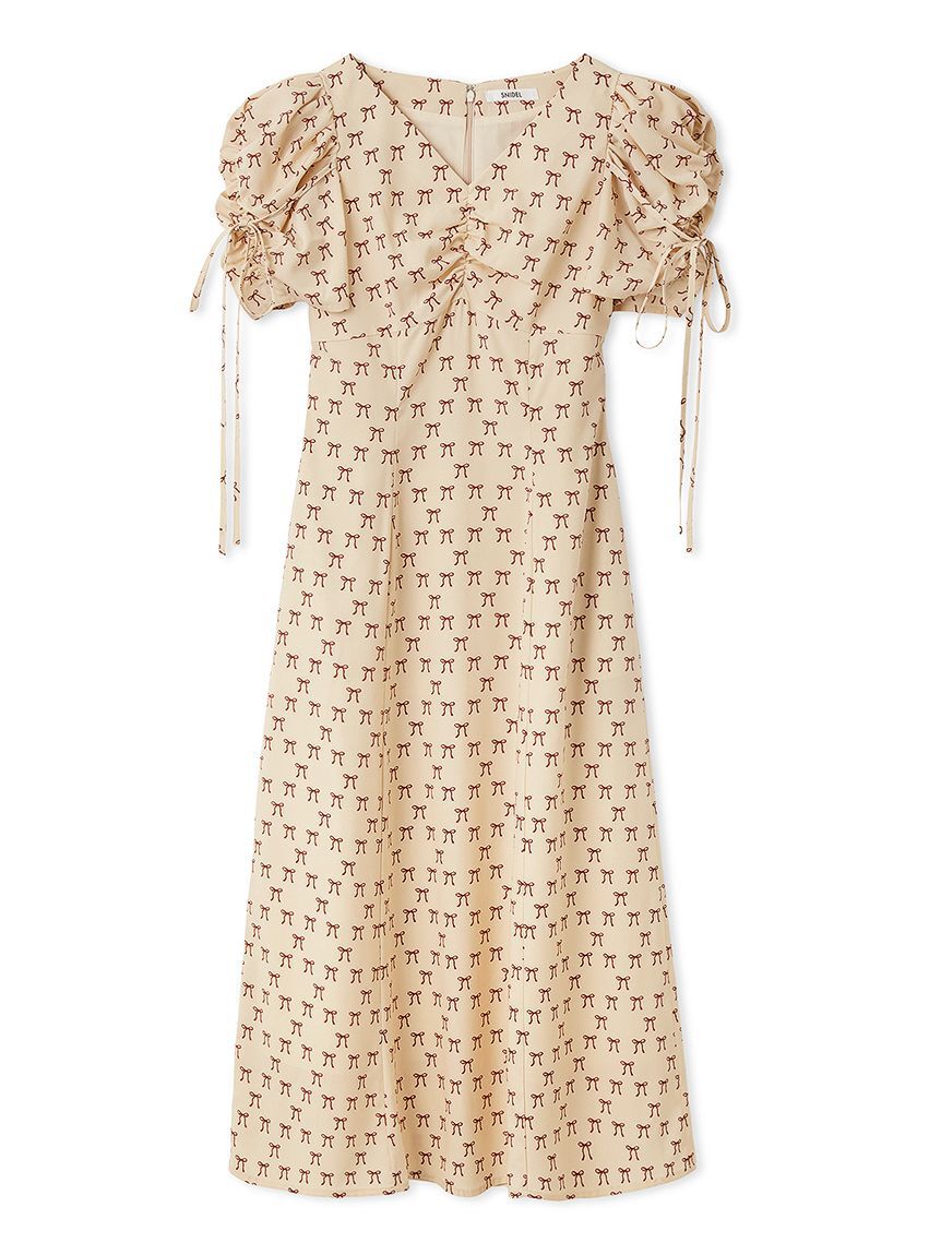 SNIDEL「リボンモチーフワンピース」|ワンピース|