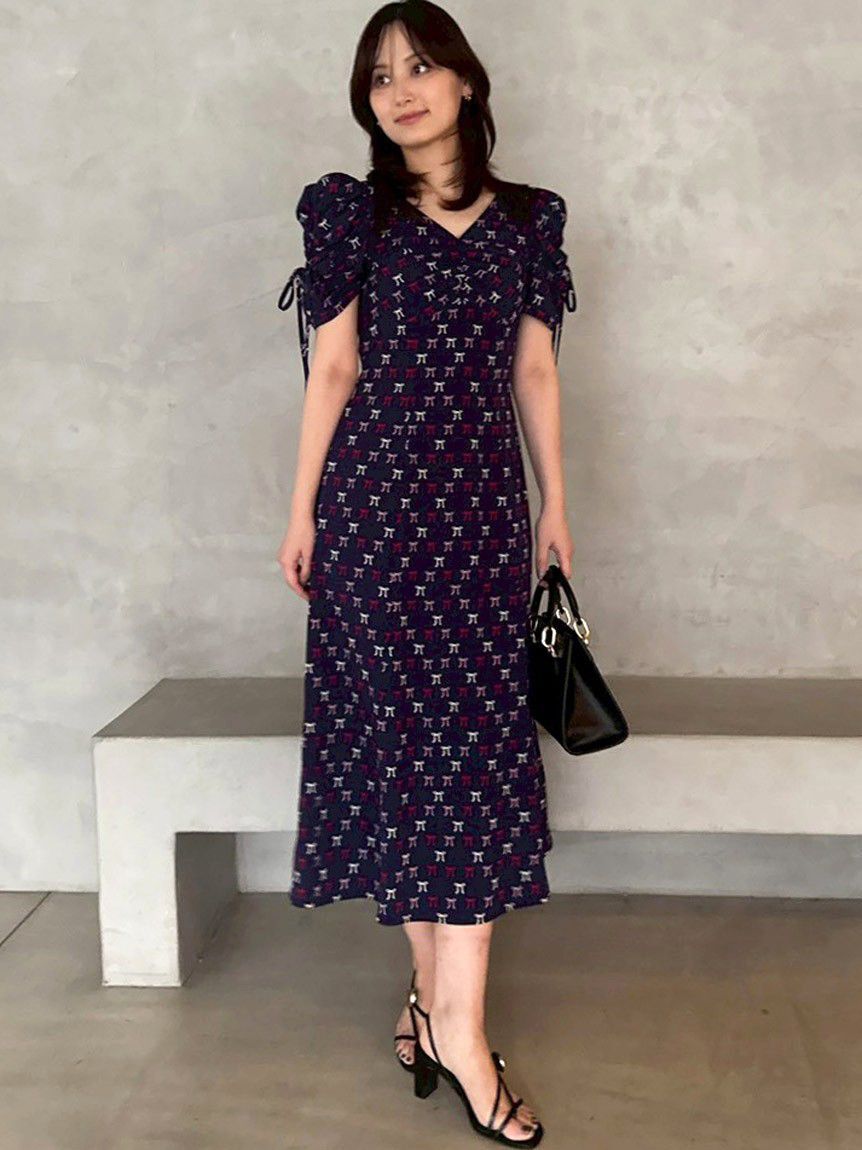 SNIDEL「リボンモチーフワンピース」|ワンピース|