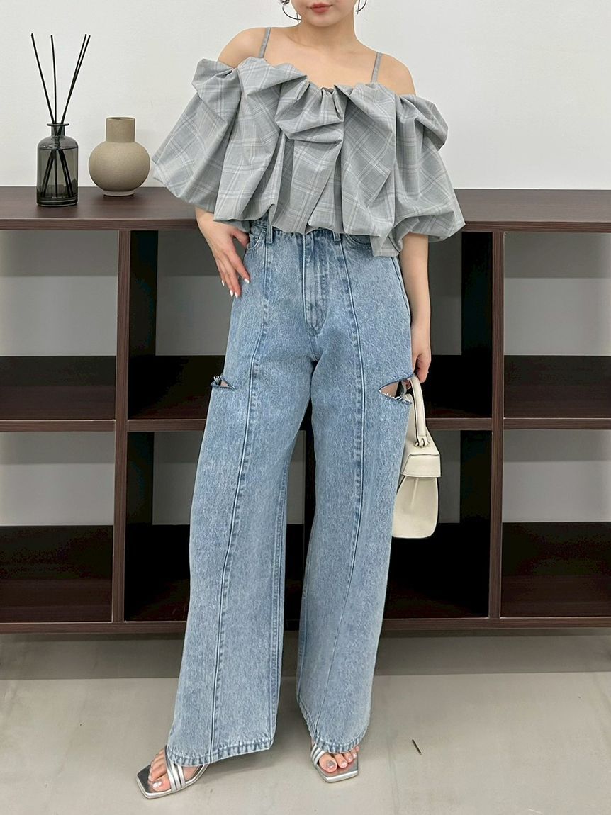 FRAY I.D「ボリュームパフブラウス」|シャツ・ブラウス|