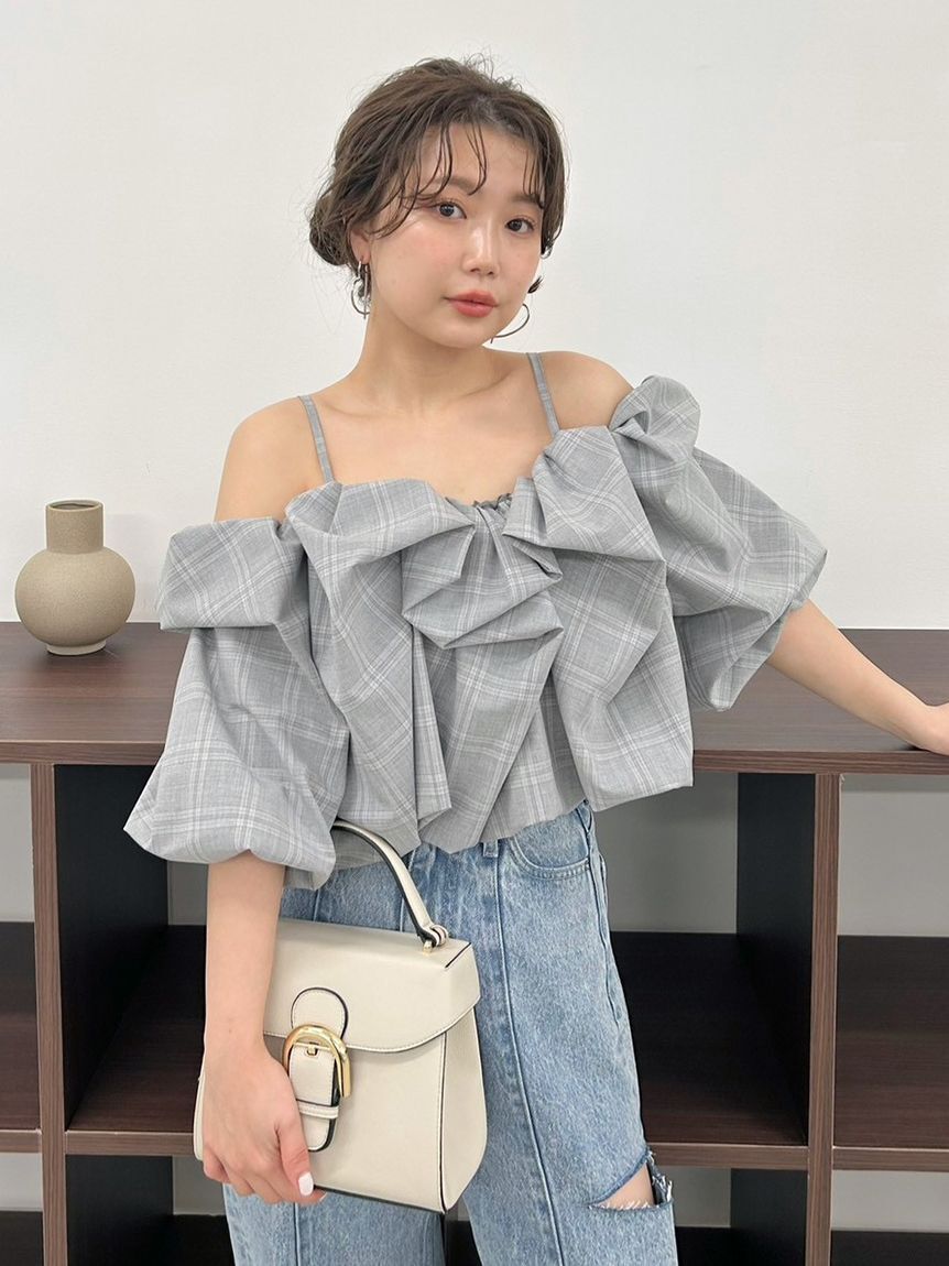 FRAY I.D「ボリュームパフブラウス」|シャツ・ブラウス|