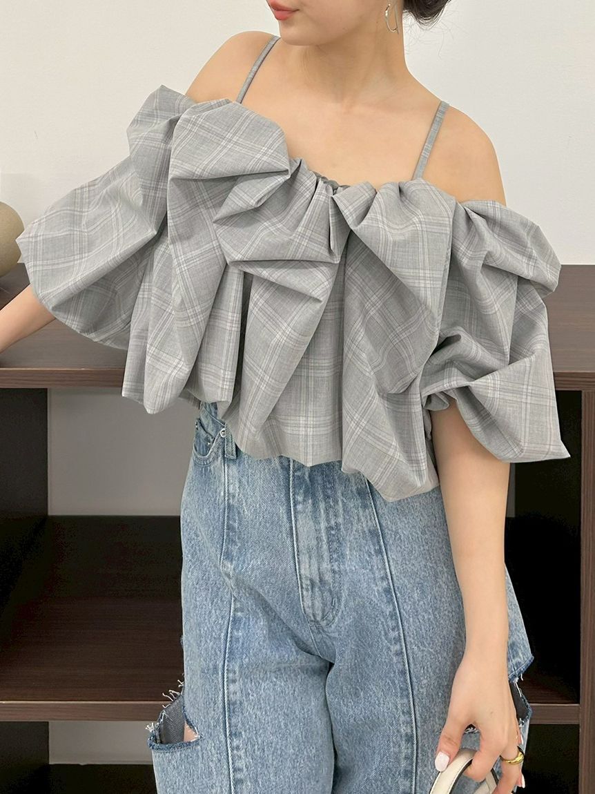 FRAY I.D「ボリュームパフブラウス」|シャツ・ブラウス|