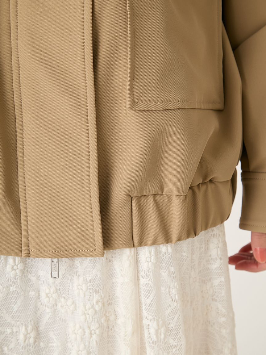 FRAY I.D「スタンドカラーオーバーサイズブルゾン」|ブルゾン・スタジャン|