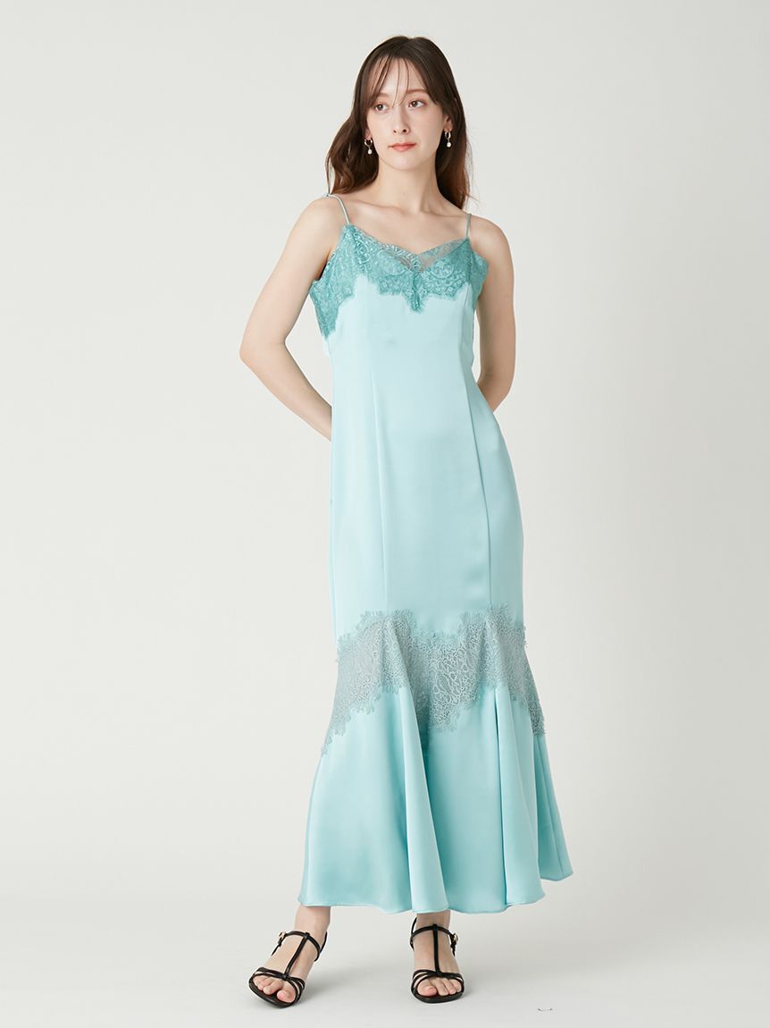 FRAY I.D「レーストリムマーメイドワンピース」|ワンピース|