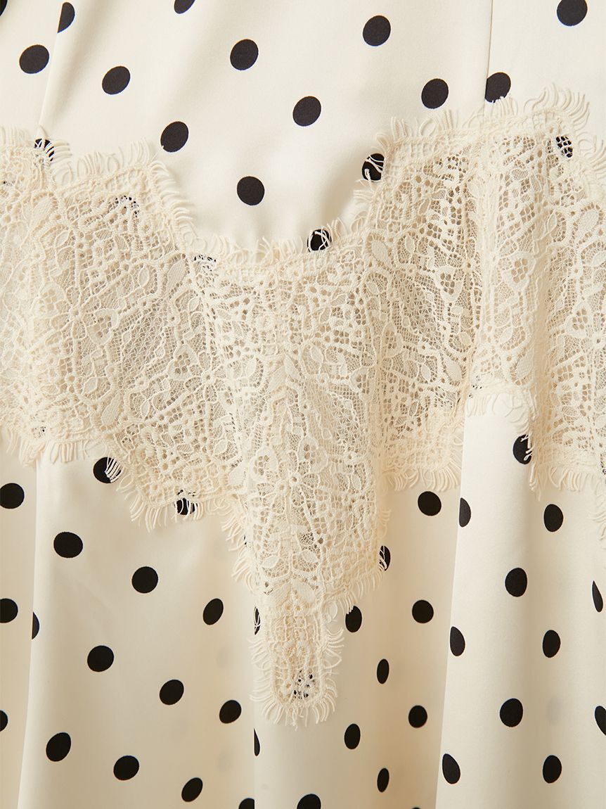 FRAY I.D「レーストリムマーメイドワンピース」|ワンピース|