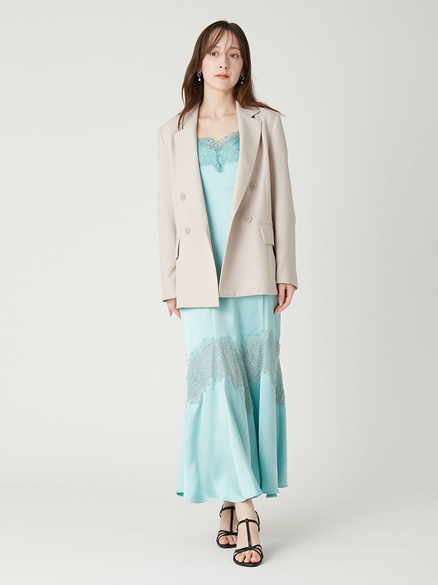 FRAY I.D「レーストリムマーメイドワンピース」|ワンピース|