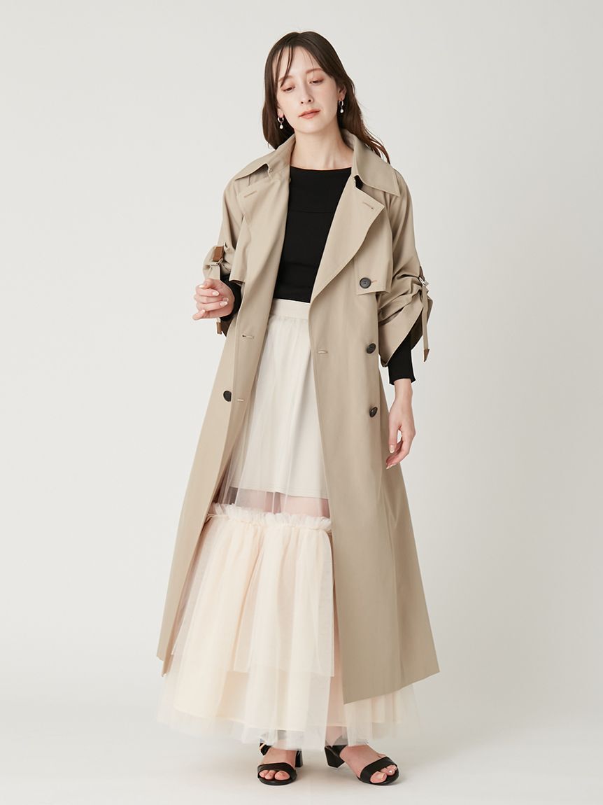 FRAY I.D「ボリュームギャザーチュールスカート」|スカート|