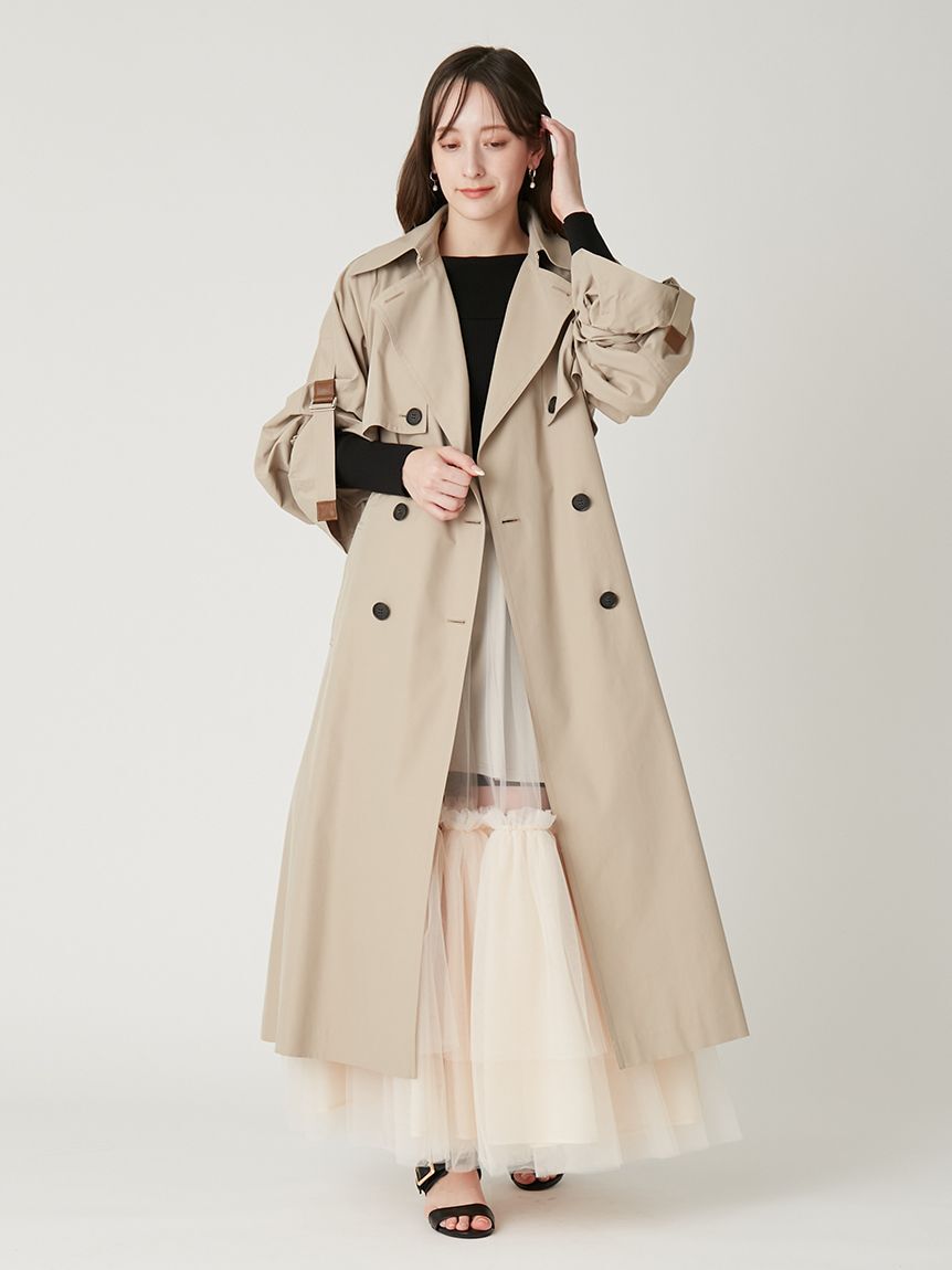 FRAY I.D「ボリュームギャザーチュールスカート」|スカート|