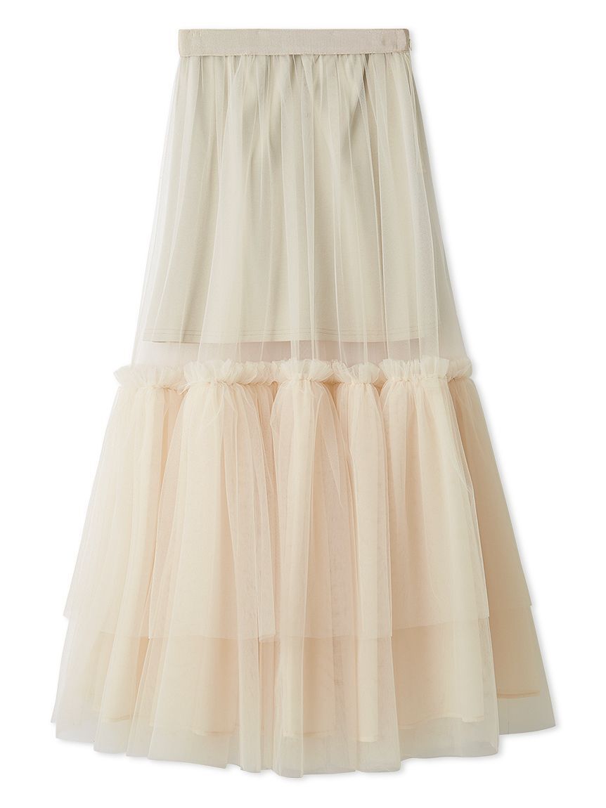 FRAY I.D「ボリュームギャザーチュールスカート」|スカート|