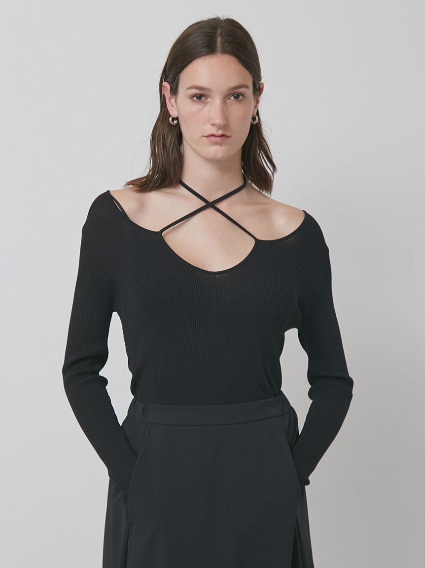 styling/「【S/S(エスバイエス)】ホルターネックトップス＜ウォッシャブル・接触冷感＞」|プルオーバー|