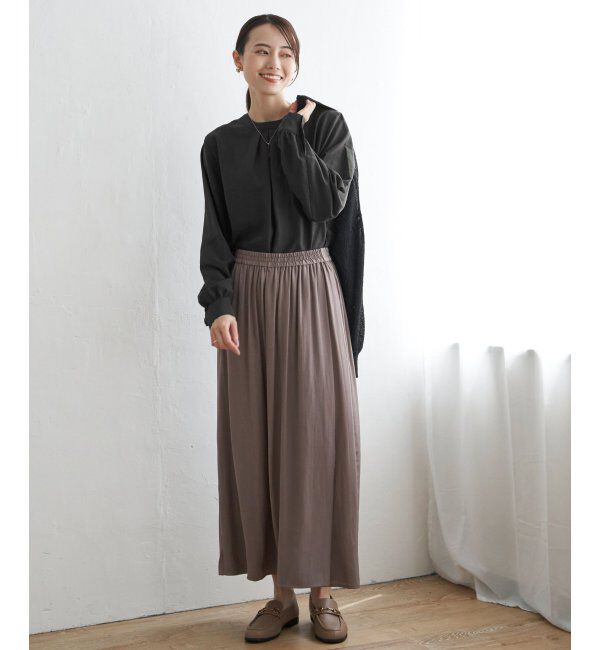 ikka「前後2WAYバンドカラーシャツ」|シャツ・ブラウス|