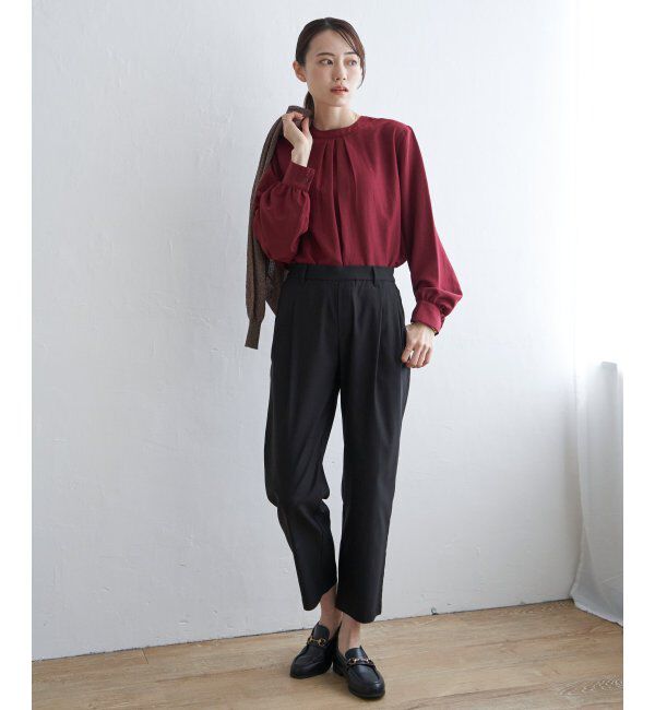 ikka「前後2WAYバンドカラーシャツ」|シャツ・ブラウス|