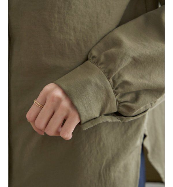 ikka「前後2WAYバンドカラーシャツ」|シャツ・ブラウス|