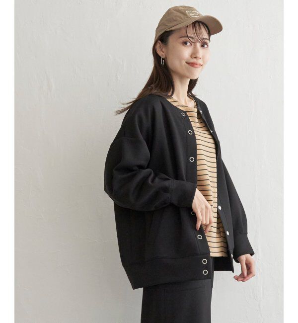 ikka「GOKU楽ダンボールカーディガン」|カーディガン|