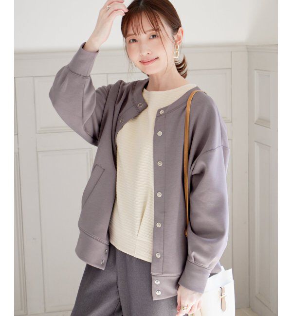 ikka「GOKU楽ダンボールカーディガン」|カーディガン|