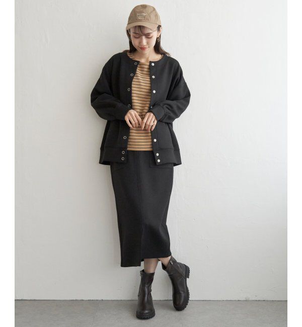 ikka「GOKU楽ダンボールカーディガン」|カーディガン|