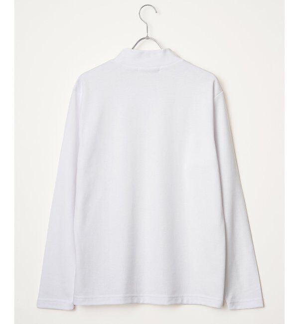 IKKA LOUNGE「ポンチモックネックロンT」|Tシャツ・カットソー|