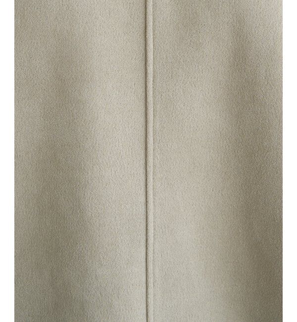 ikka「GOKU楽カットソー フェイクスエード裾スリットプルオーバー」|パーカー|