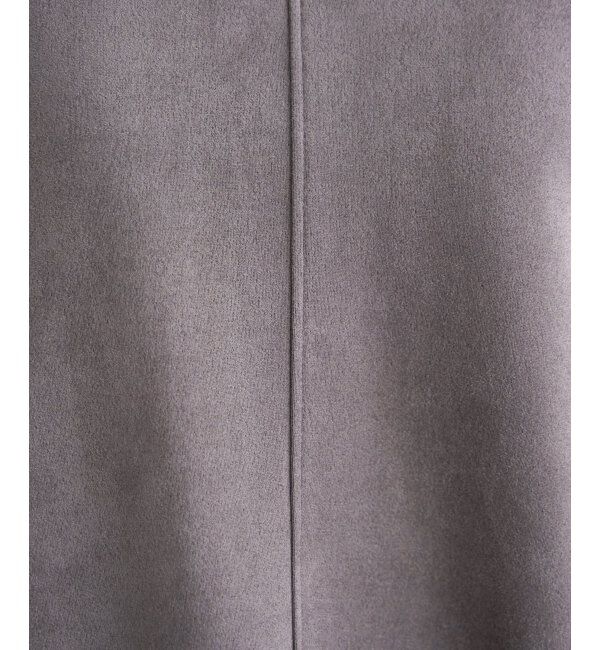 ikka「GOKU楽カットソー フェイクスエード裾スリットプルオーバー」|パーカー|