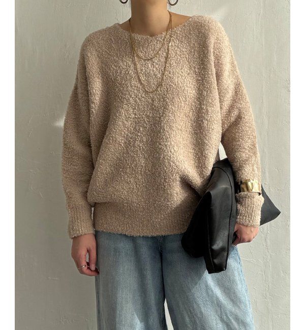 Lbc with Life「トイプーニットプルオーバー」|カーディガン|ベージュ