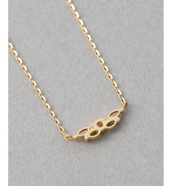 ete「[レースライン] K18YG ダイヤモンド ネックレス」|ネックレス|