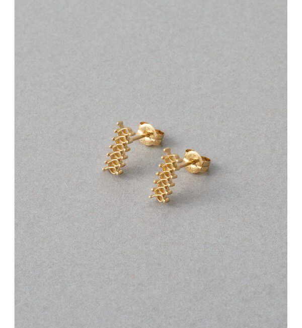 ete「[レースライン] K18YG ピアス」|ピアス|
