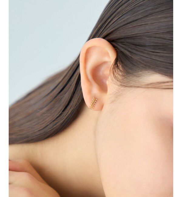 ete「[レースライン] K18YG ピアス」|ピアス|