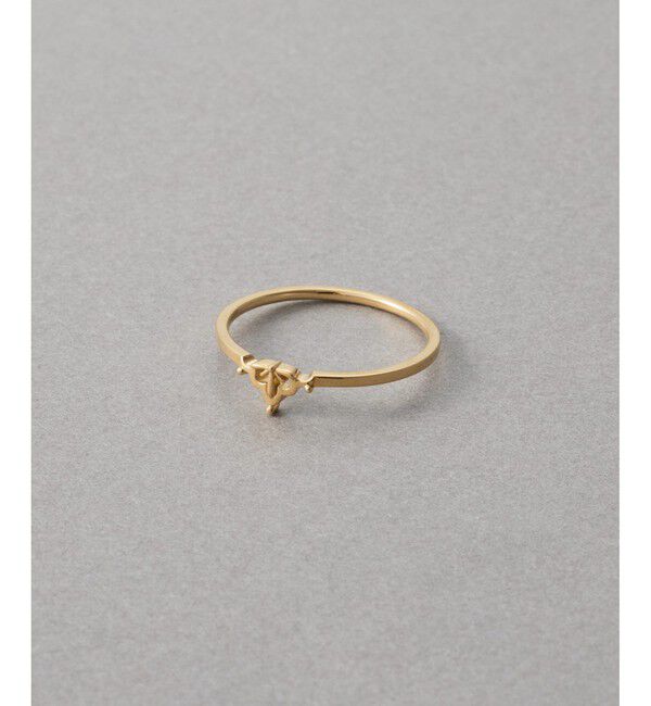 ete「[レースライン] K18YG リング」|リング|