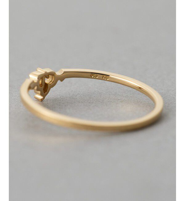 ete「[レースライン] K18YG リング」|リング|