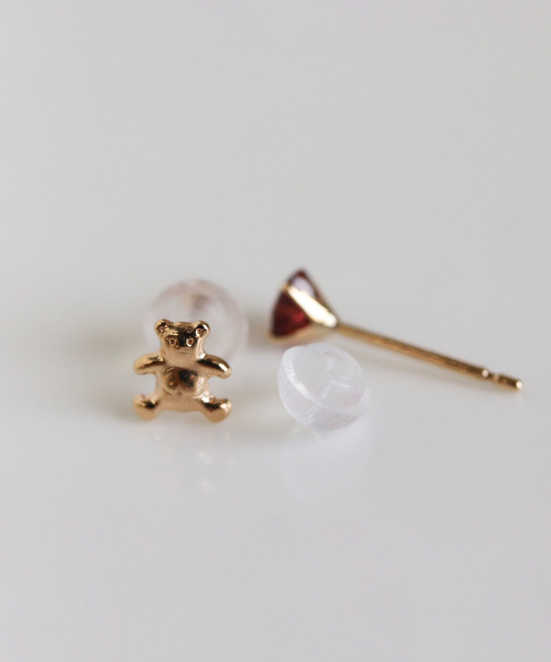  「ゴールド ベア / ハート ピアス | K10YG 〈Web限定〉」|ピアス|