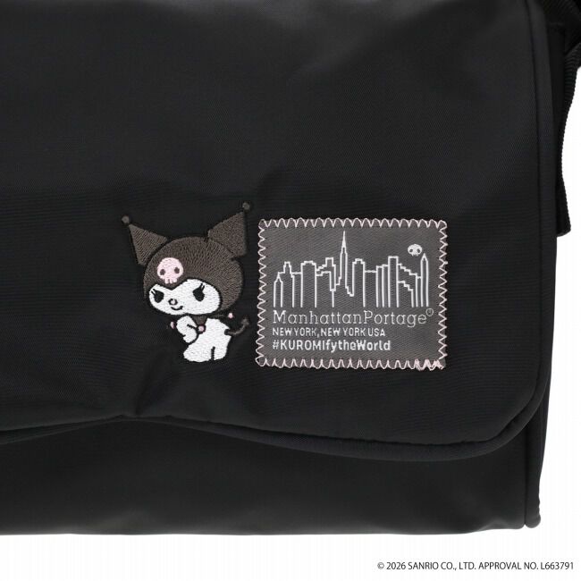 Manhattan Portage「WHITEHALL SHOULDER MGNT FLIGHT NYLON BACKING KUROMI」|ショルダー・メッセンジャー|