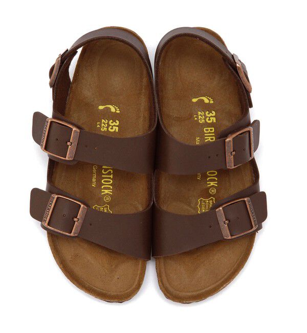 BIRKENSTOCK「【ビルケンシュトック】ミラノ/ダークブラウン ビルコフロー/サンダル レディース/MILANO」|サンダル|