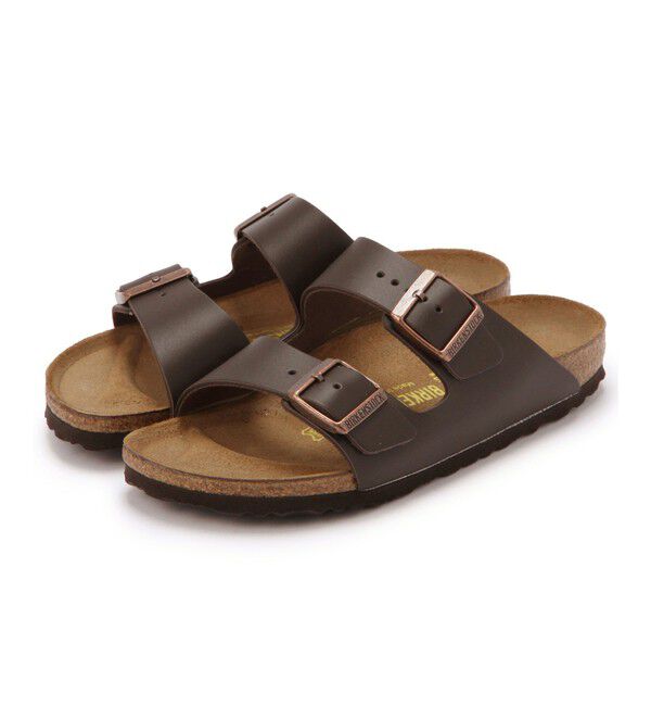 BIRKENSTOCK「【ビルケンシュトック】アリゾナ/ダークブラウン ナチュラルレザー/サンダル メンズ レディース」|サンダル|