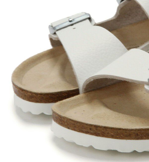 BIRKENSTOCK「【ビルケンシュトック】アリゾナ/ホワイト ナチュラルレザー/サンダル メンズ レディース」|サンダル|