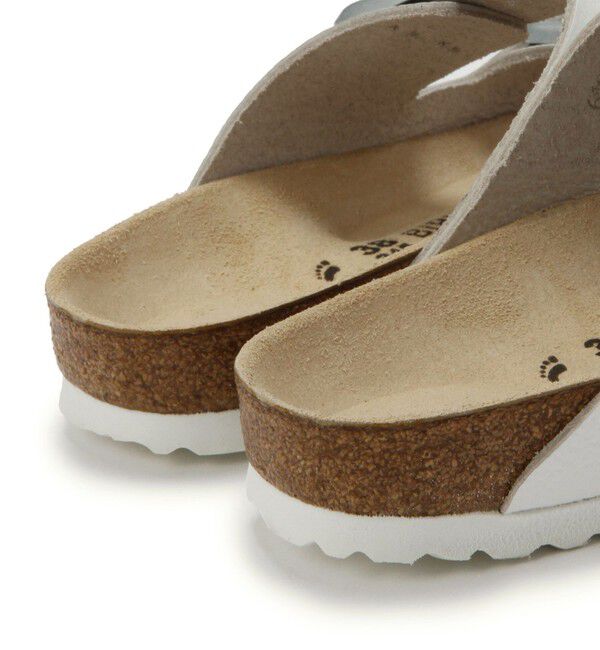 BIRKENSTOCK「【ビルケンシュトック】アリゾナ/ホワイト ナチュラルレザー/サンダル メンズ レディース」|サンダル|